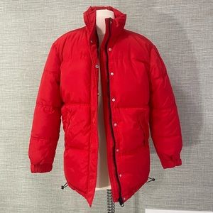 H&M Red Puffer Jacket